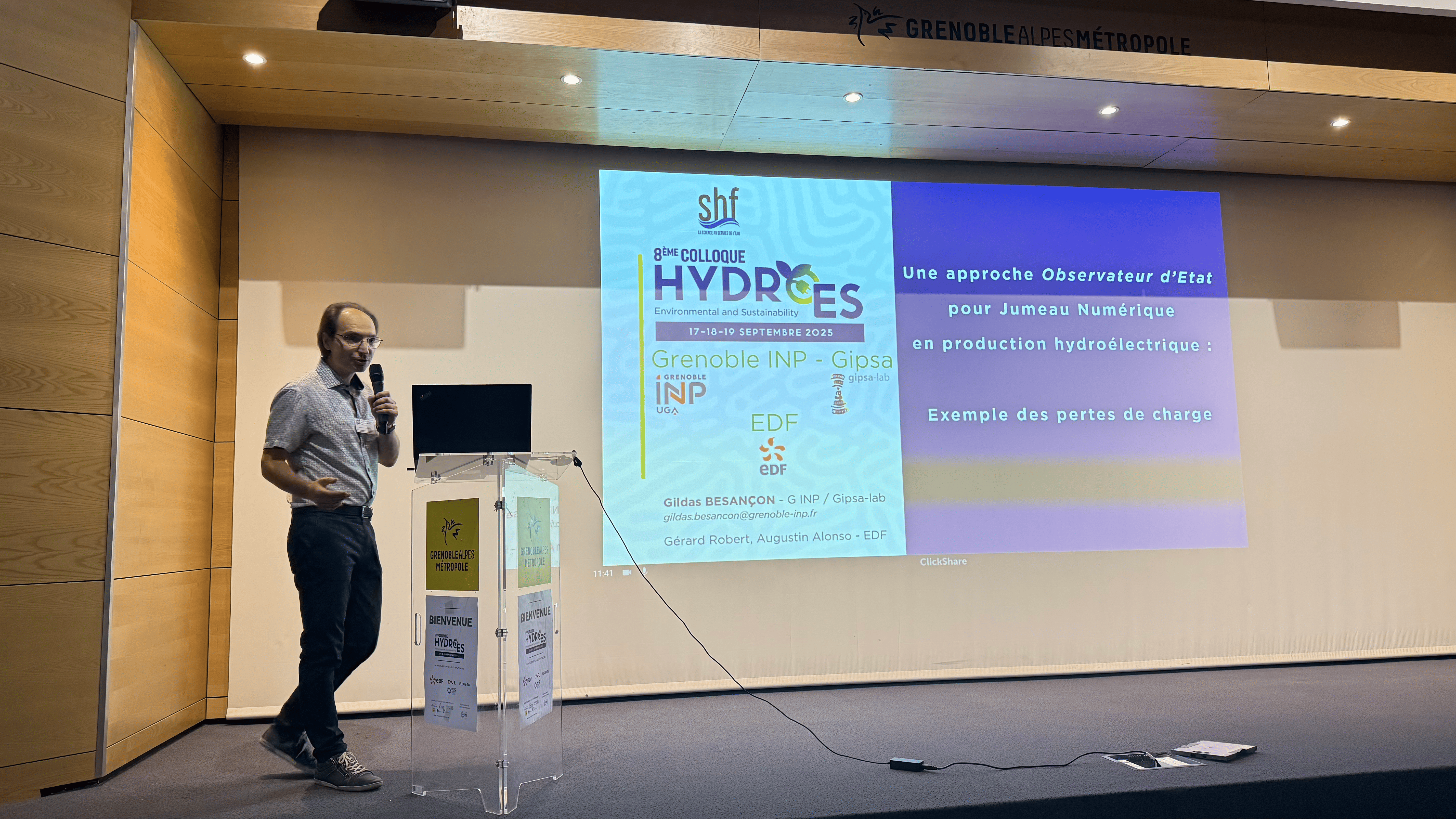 Lire la suite à propos de l’article La Chaire TwinHy au Colloque HydroES 2025 : une approche innovante pour le suivi hydraulique