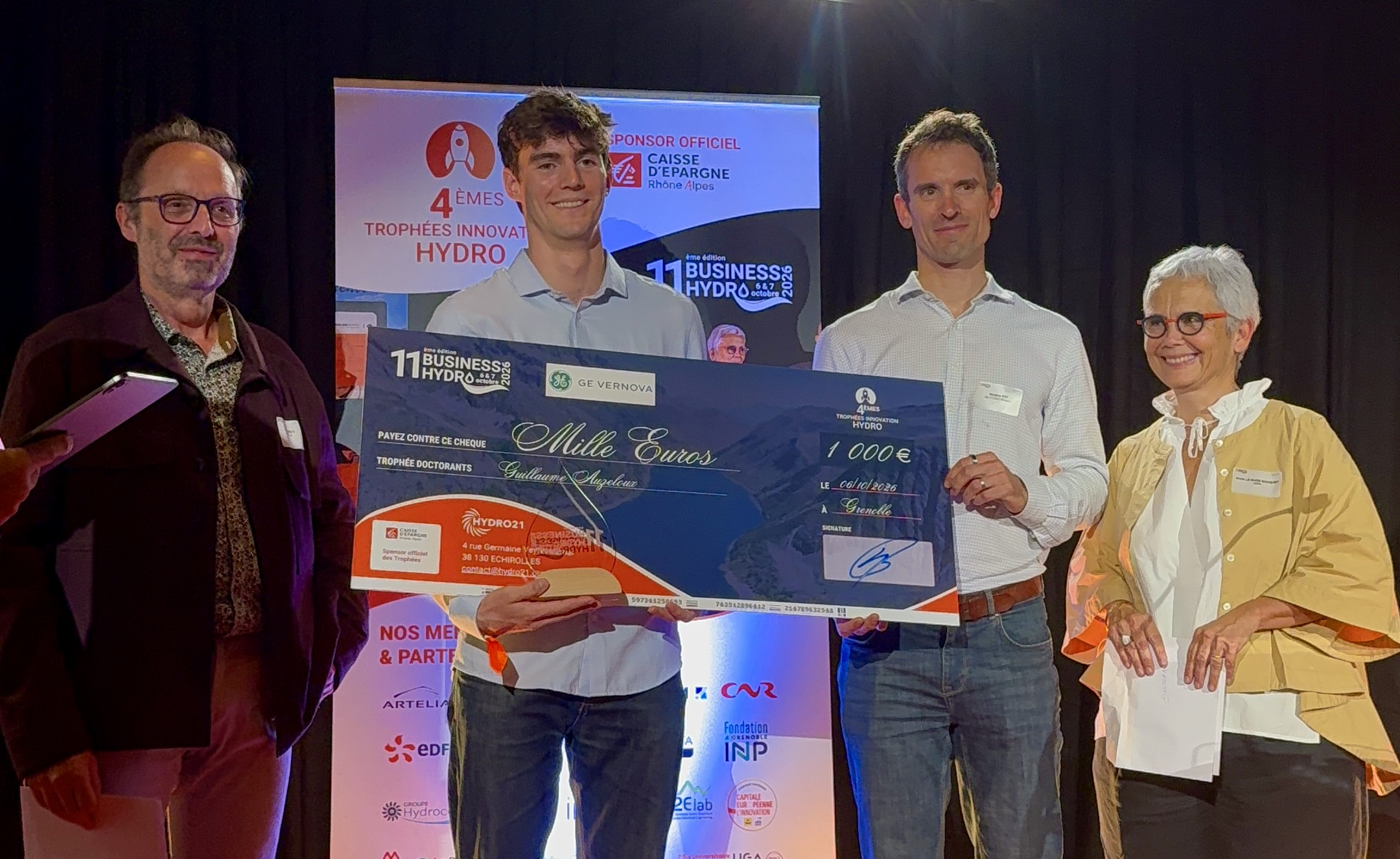 Read more about the article Un doctorant de la Chaire TwinHy récompensé aux Trophées de l’Innovation Hydro 2026